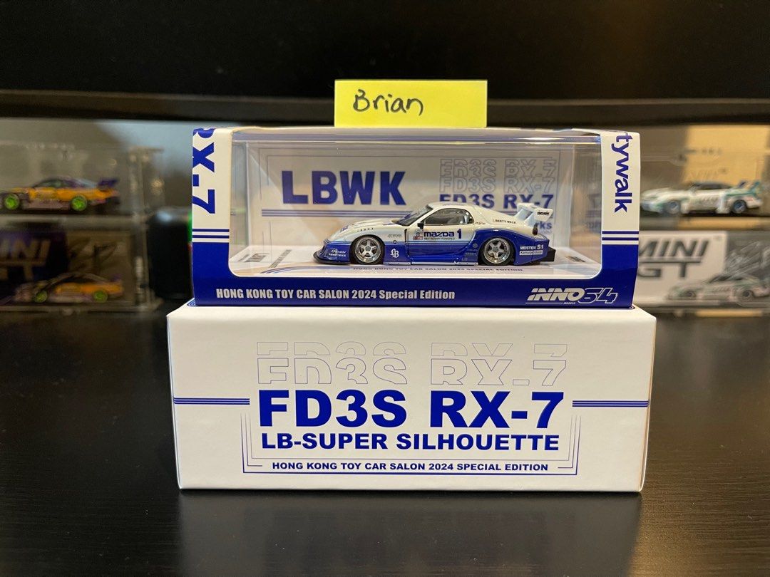 Inno64 Mazda RX-7 FD3S LBWK LB-Super Silhouette Hong Kong Toycar Salon ...