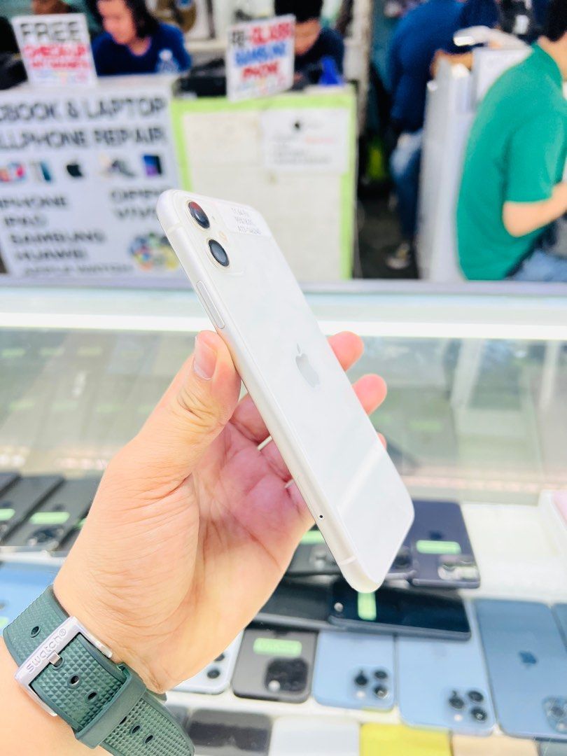 iPhone 11 64GB 95BH Openline NTC Approved 99%smooth No issues (Category: iPhone 11 Series) located in San Juan City. Submitted by saabangadgetshop (Listing ID 1332305512, Image 3). Description: Onhand | Pre-owned iPhone 11 64GB OPENLINE NTC APPROVED Battery Health 95% NO HIDDEN ISSUES NO HISTORY OF REPAIR 99%Smooth TEST TO SAWA RESET ALL YOU WANT TEST ALL YOU WANT NOT REFURBISHED AUTHENTIC PHONE ALL WORKING (FREE 3UTOOLS) iPhones iPads only 🆓Fre
