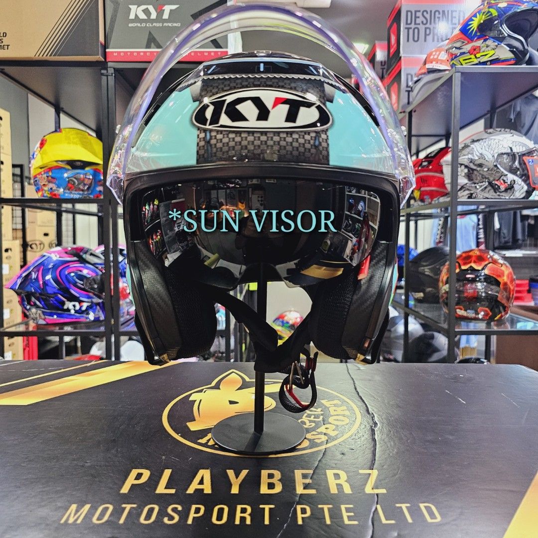 KYT TTR-JET DENNIS MISANO HELMET.. 🔥!! W FREE KYT DRYFIT T-SHIRT..!! (Category: Motorcycle Apparel) located in Singapore. Submitted by playberzmotosport (Listing ID 1332442763, Image 3). Description: LATEST ARRIVAL.. 🔥🔥!! KYT TTR JET DENNIS MISANO HELMET..😎👍!! 🌟PRICE @$185 (*TRADE IN YOUR OLD HELMET TO GET Additional $20 DISCOUNTS..!!) 🌟PSB APPROVED.. ☺️👍!! 🌟EURO SPECS 🌟ECE 06 🌟BUILD IN SUN VISOR.. 😎!! 🌟REMOVABLE AND WASHABLE INNER P