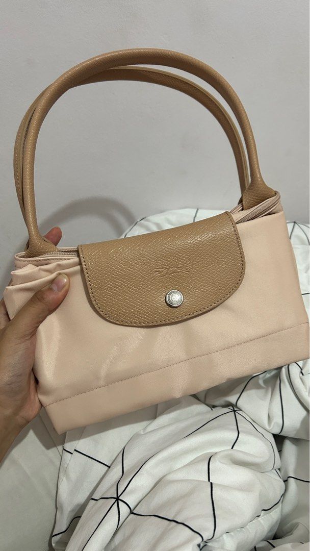 Longchamp Le Pliage Size L (Fleur), Barang Mewah, Tas Dompet di