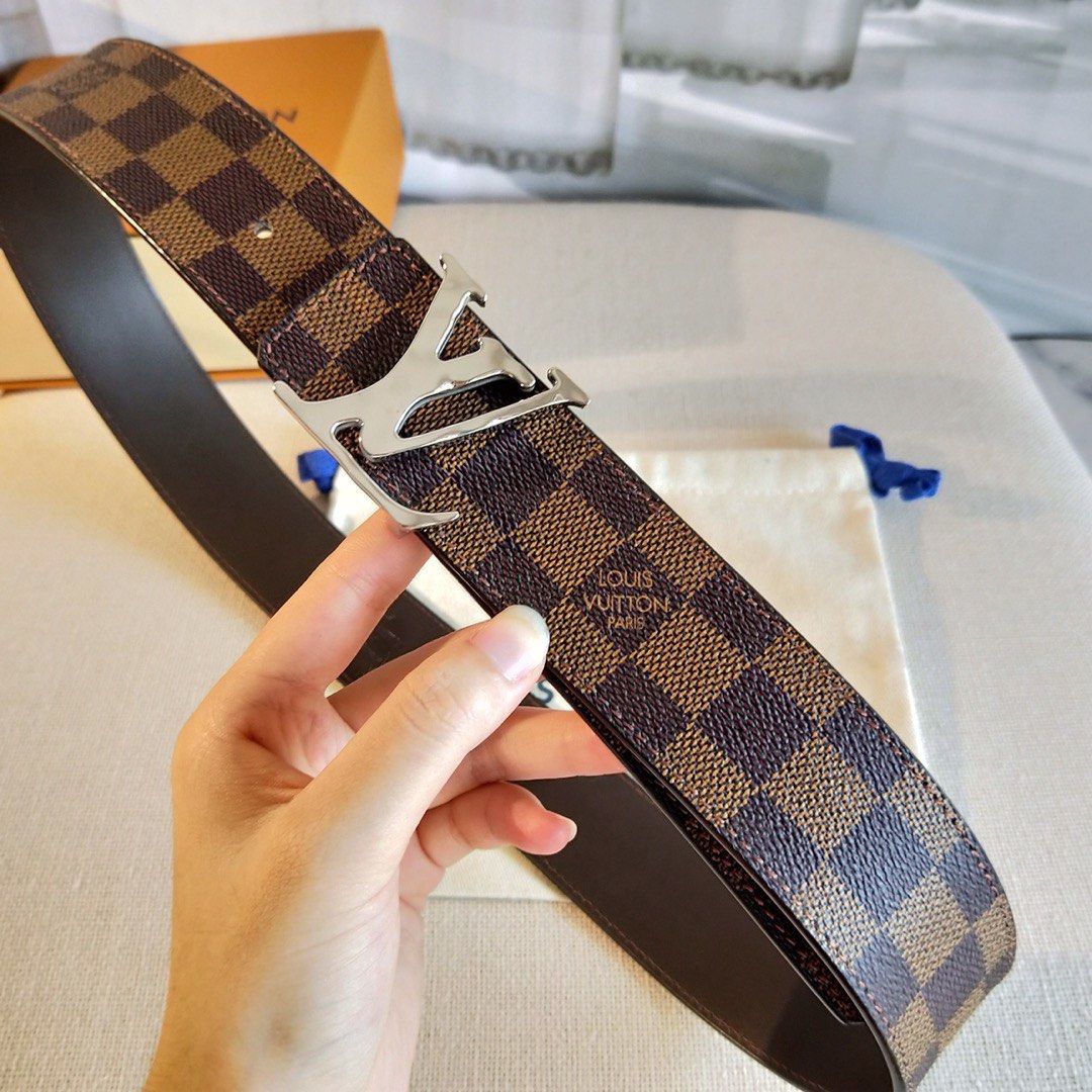 LOUIS VUITTON LV Belt For Man LV203CVT Colour Available Authentic Size 4.0cm x 100 120 cm Men s Fashion Watches Accessories Belts on Carousell