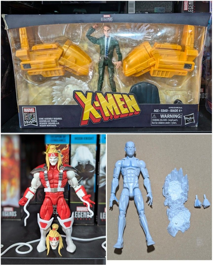 Marvel Legends X-Men (Category: Figurines & Statues) located in Mandaluyong City. Submitted by 4bma_toys (Listing ID 1332387838, Image 2). Description: ✓Please read the details carefully ✓Cross-posted ✓BIB Professor X - 3950 SOLD ✓Omega Red complete - 2500 SOLD ✓Iceman Amazing Friends - 1300 SOLD ✓MISB 2 Pack Fox Magneto and Prof. X - 2500 ✓MISB Blob - 3900 SOLD ✓KLB Astonishing Cyclops - 1100 ✓BIB X-Force X-23 - 1000 ✓BIB Maverick - 1000 ✓MISB C
