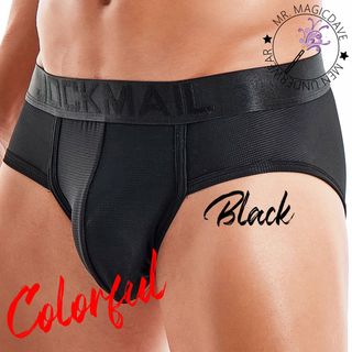 Men's underwear 新品 JOCKMAIL 多彩純色性感低腰男士三角內褲  Briefs64188585499395110