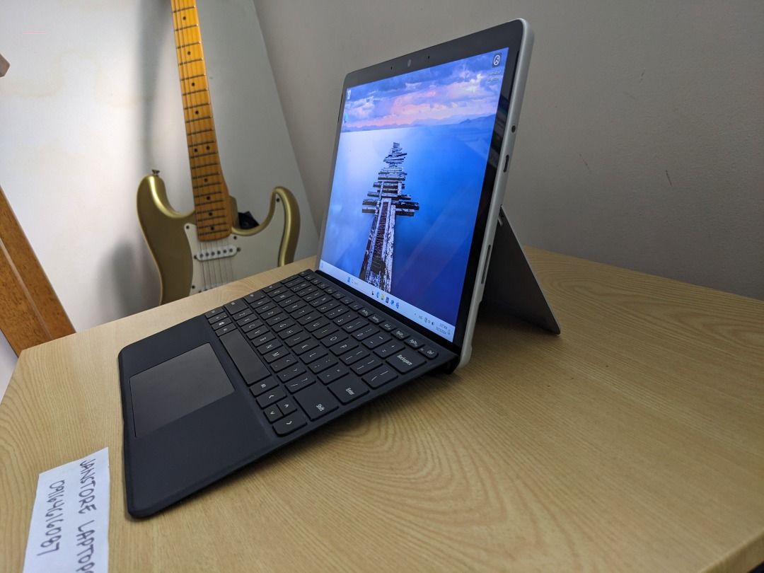 Microsoft Surface Go 3 Core i3 1010y 8GB 128SSD LTE (Category: Laptops & Notebooks) located in Quezon City. Submitted by janstore-computer-trading (Listing ID 1332309589, Image 3). Description: Model : Microsoft Surface Go 3 (LTE Simcard Slot) Condition : Slightly Used , Very smooth Price : 17,999 Specs Processor : Intel Core i3 1010y Processor (up to 3.9 Ghz) Ram : 8GB Ram Storage : 128 GB SSD w/ eMMC for additional storage Graphic Card : Intel 