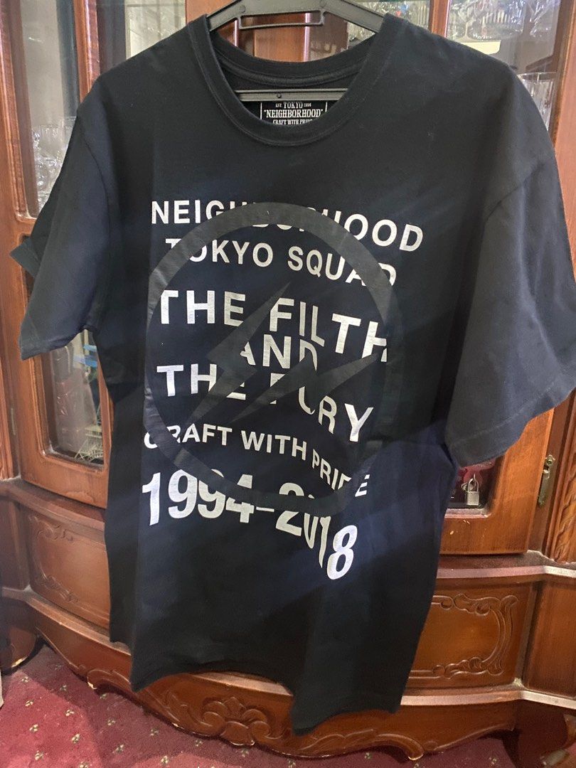 18ss NEIGHBORHOOD Fragment Design NBHD Tシャツ XL サイズ 黒