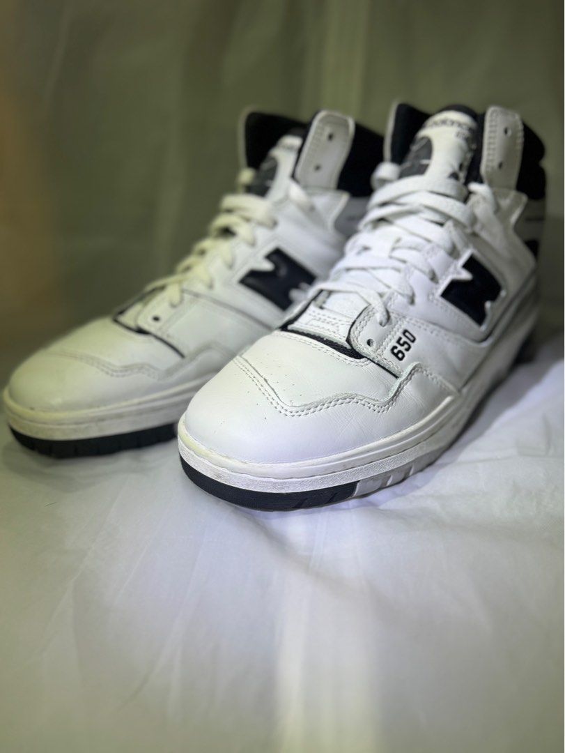 New Balance 650 high top (Category: Sneakers) located in San Juan City. Submitted by projectvanity (Listing ID 1332326684, Image 2). Description: Outgrown shoes New balance 650 high top Shoes only no box Can do shipping and meet up Size 8.5-9 Guaranteed original store bought .