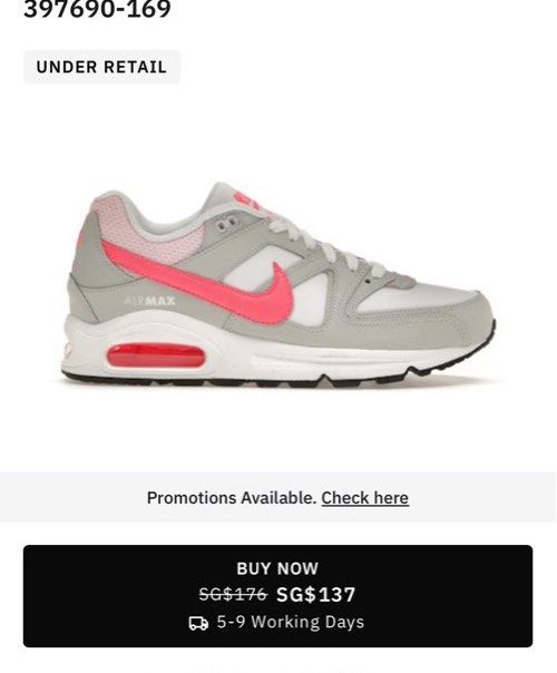 Carousell Nike Air Force Grau 39 Nike Air Max Command White Hyper