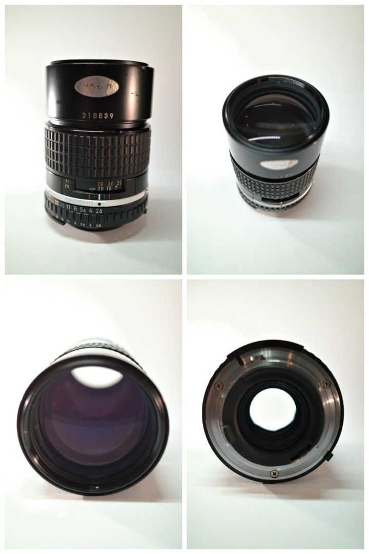 Nikon 135mm f2.8 Series E Lens (Category: Lens & Kits) located in Quezon City. Submitted by gabcgameng (Listing ID 1332303300, Image 1). Description: Vintage Manual Lens Nikon F Mount (fits any Nikon slr & dslr w/ same mount) Newly CLA'D No scratches/fungus/haze/dust •with built in metal lens hood •images produced is sharp and creates beautiful bokeh when wide open •great for portraits and telephoto photography •smooth focus ring •tactile apertur