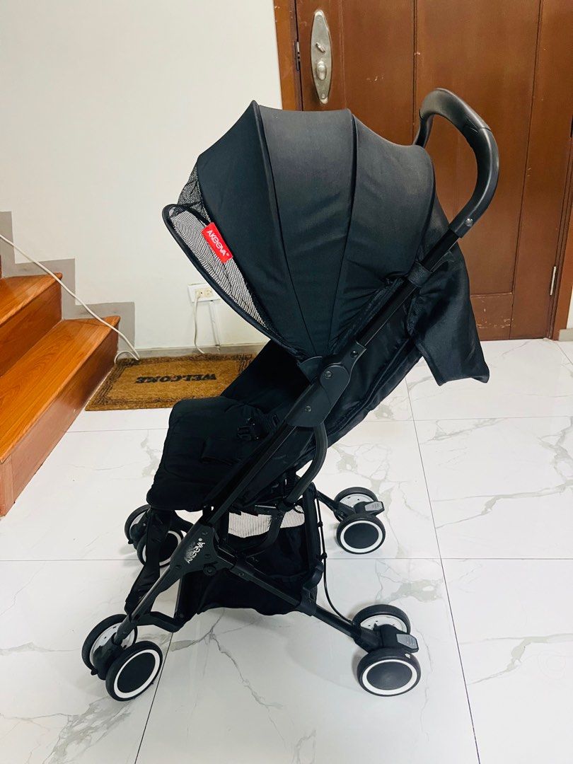 Portable and Compact Akeeva Aerolite Pocket Stroller Babies Kids Going Out Strollers on Carousell