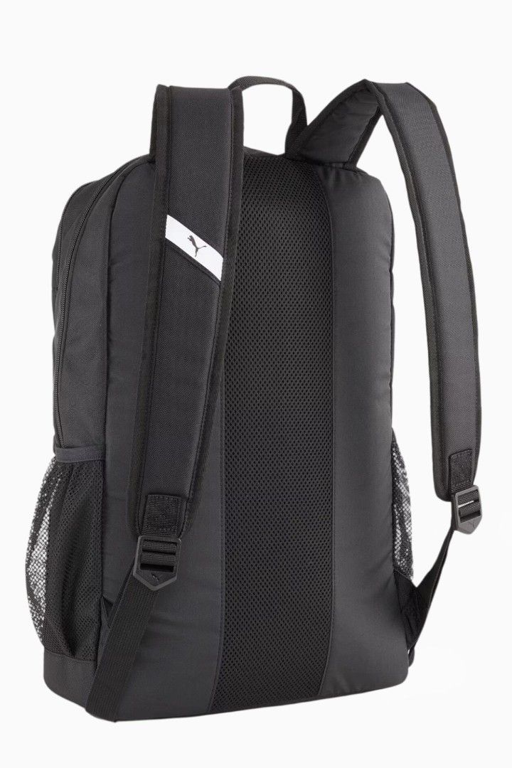Puma Deck II Multi Function Retro Backpack Black With Multi Pockets and