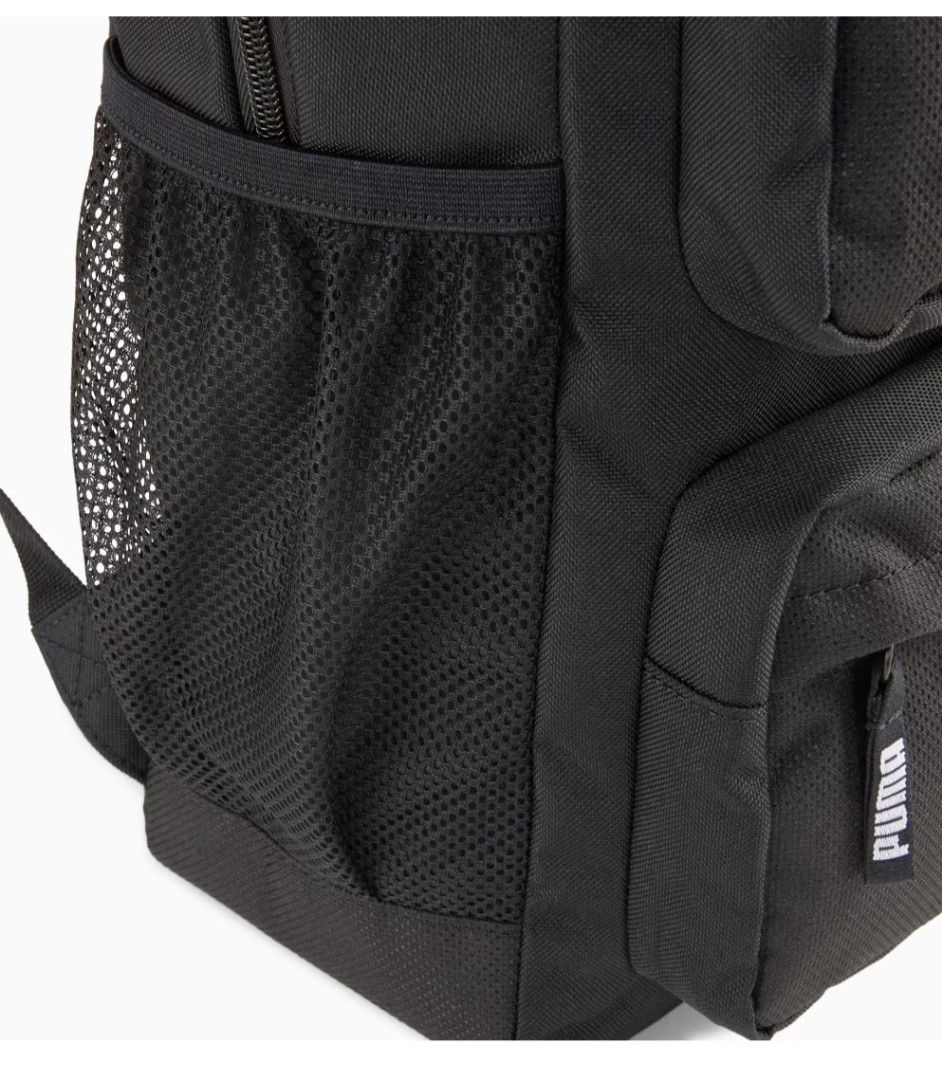 Puma Deck II Multi Function Retro Backpack Black With Multi Pockets and