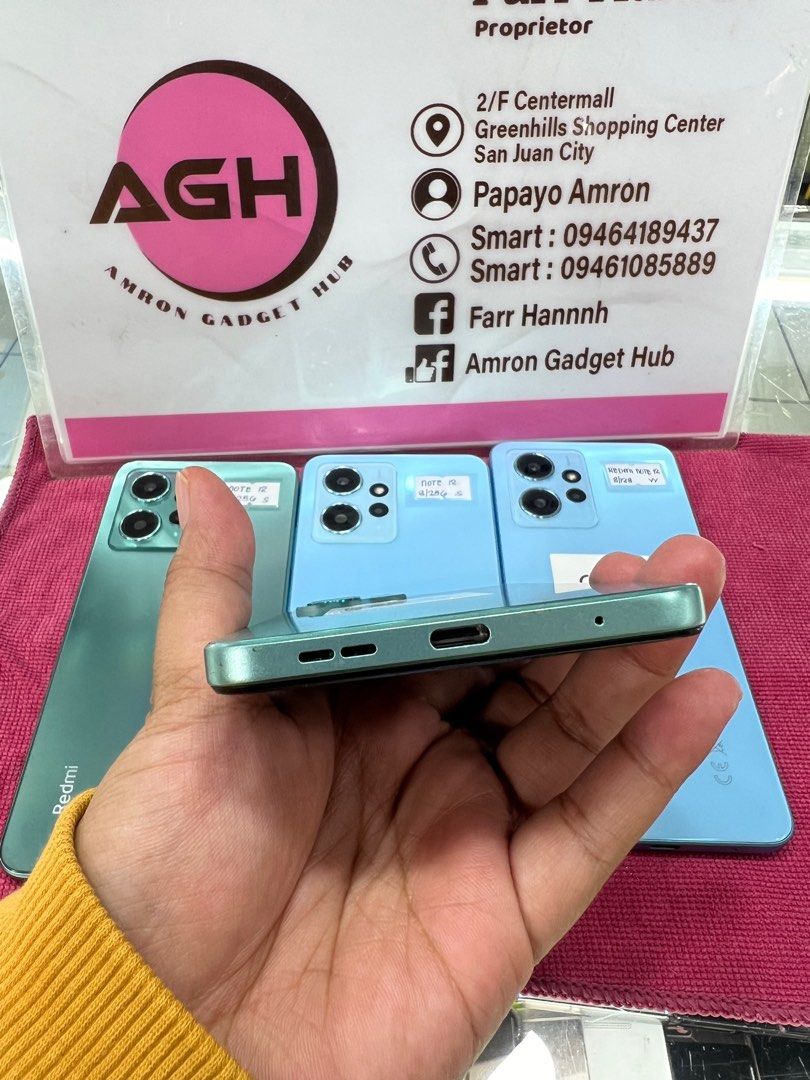 REDMI NOTE 12 (Category: Android Others) located in Manila. Submitted by farhanadau39938 (Listing ID 1332312597, Image 3). Description: REDMI NOTE 12 •STORAGE:256GB •MEMORY: 8GBRAM •DUAL SIM •NOT REFURBISHED •NO ISSUE •LEGIT/ ORIGINAL •GOOD AS NEW •UNLI RESET •FACTORY UNLOCKED/ ANY SIM •AVAILABLE COLOR(GREEN/BLUE) INCLUSION CASE TEMPERED CHARGER Follow us on tiktok: www.tiktok.com/@amrongadgethub We deliver right at your doorsteps! *Store Pick-UP