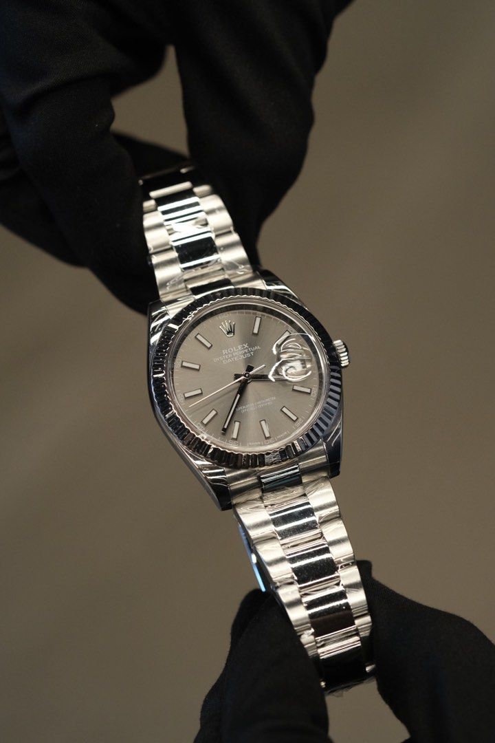 Rolex dj41 rhodium hotsell