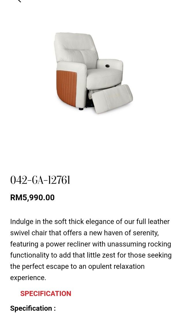 Rozel Power Recliner Cordless and Cord powered