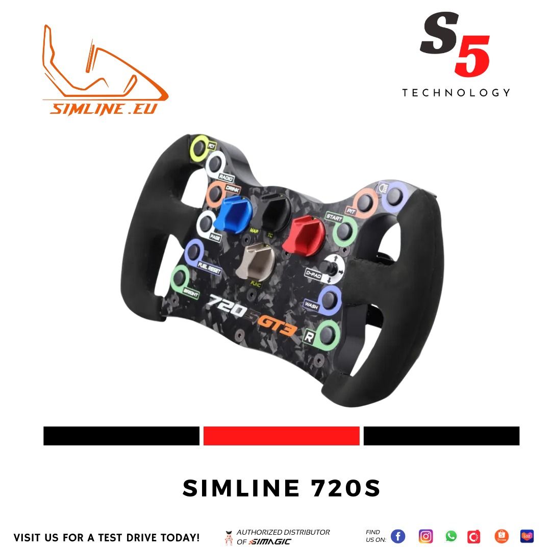 Simline 720s 2024 / Racing simulator wheel / racing wheel / formula ...