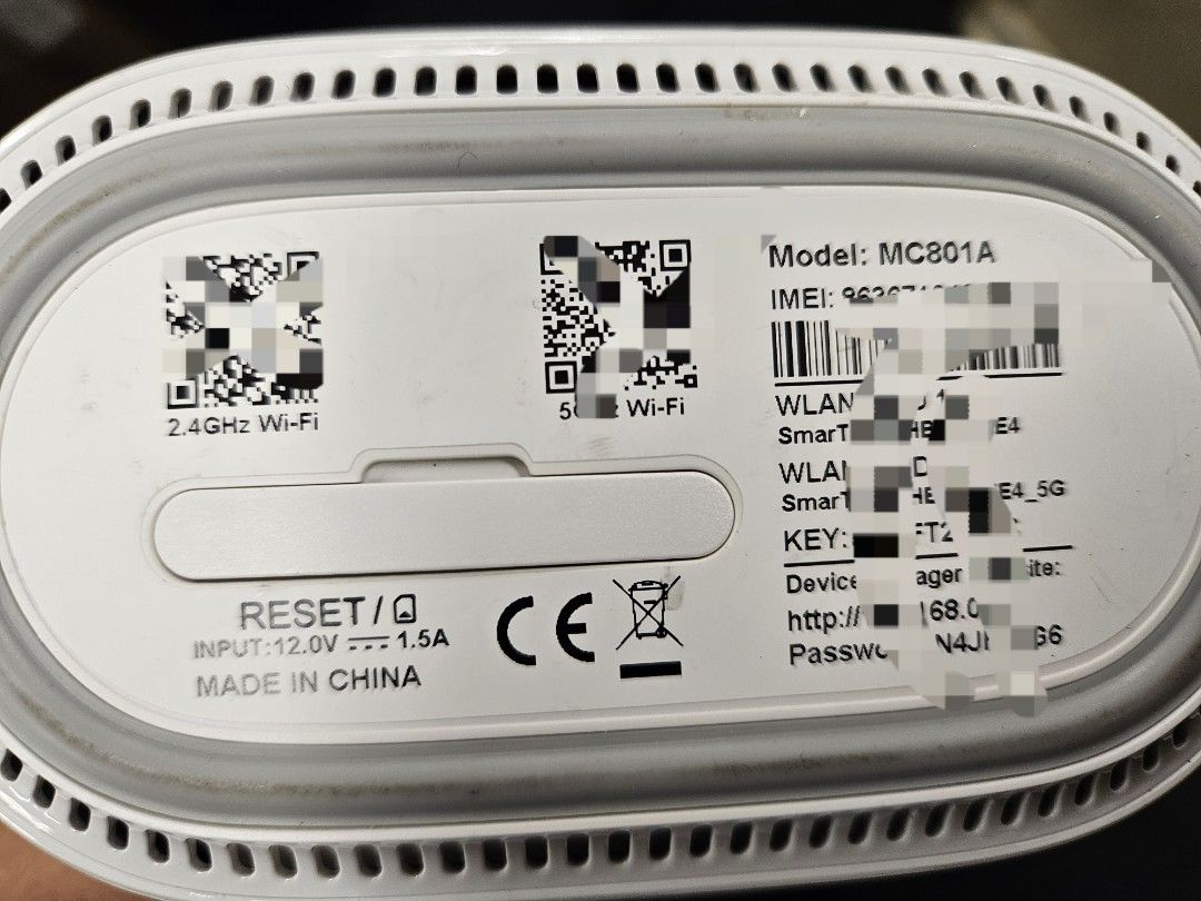 Smartone MC801A WiFi6 5G CPE Router 路由器 插Sim, 電腦＆科技, 電腦周邊及配件, Wifi及上網相關 ...