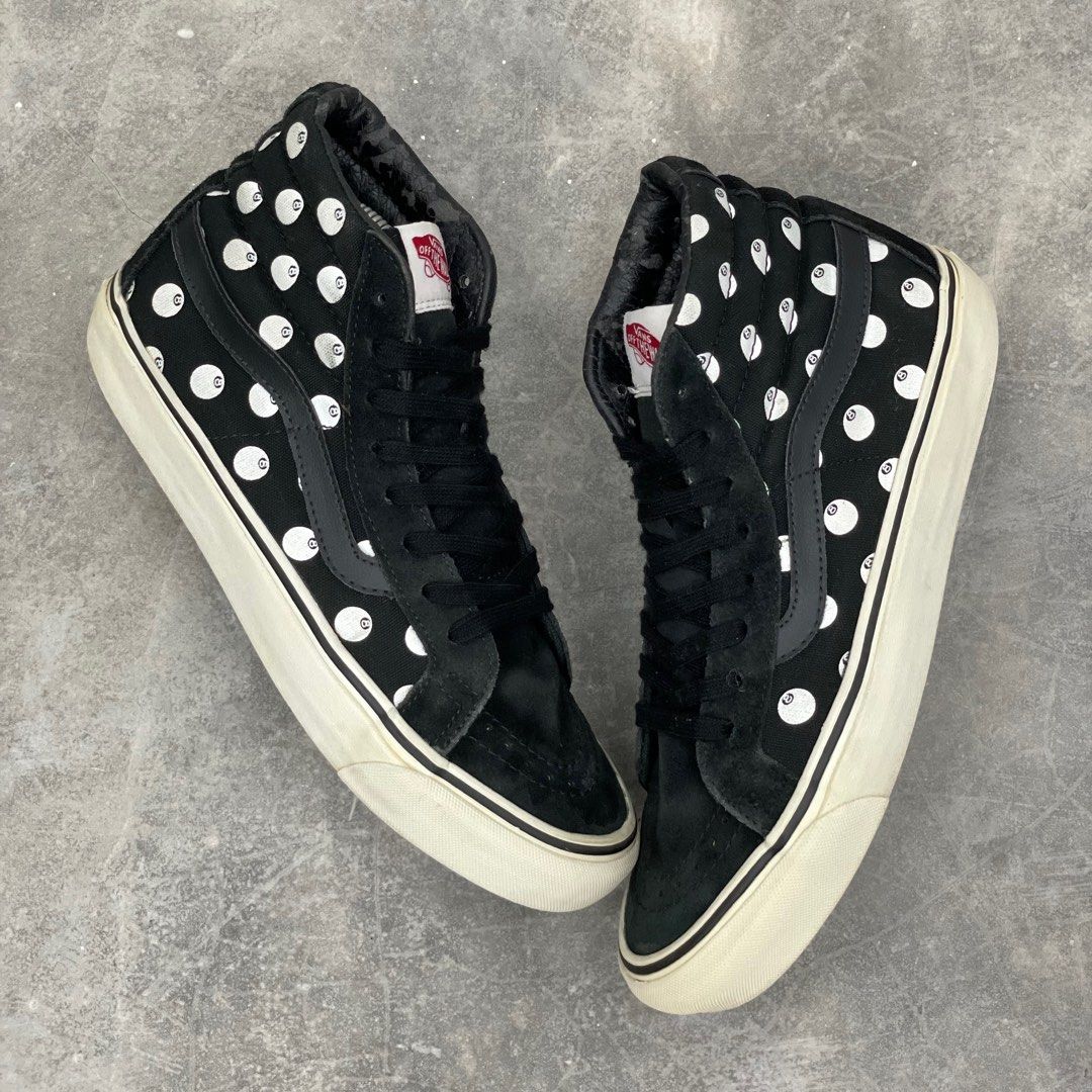 Stussy x vans sk8 hi black store