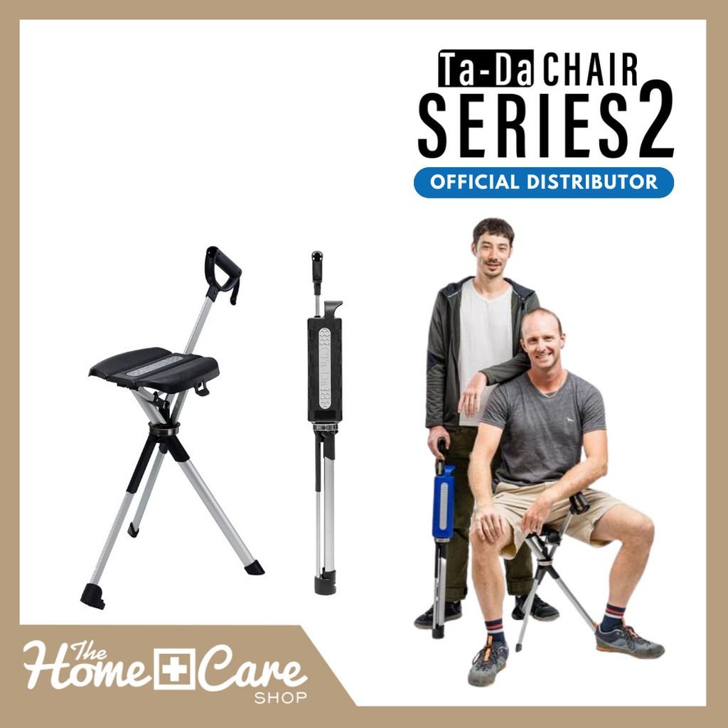 TaDa® Chair Series 2 Walking Seat Stick with carrying bag Made in