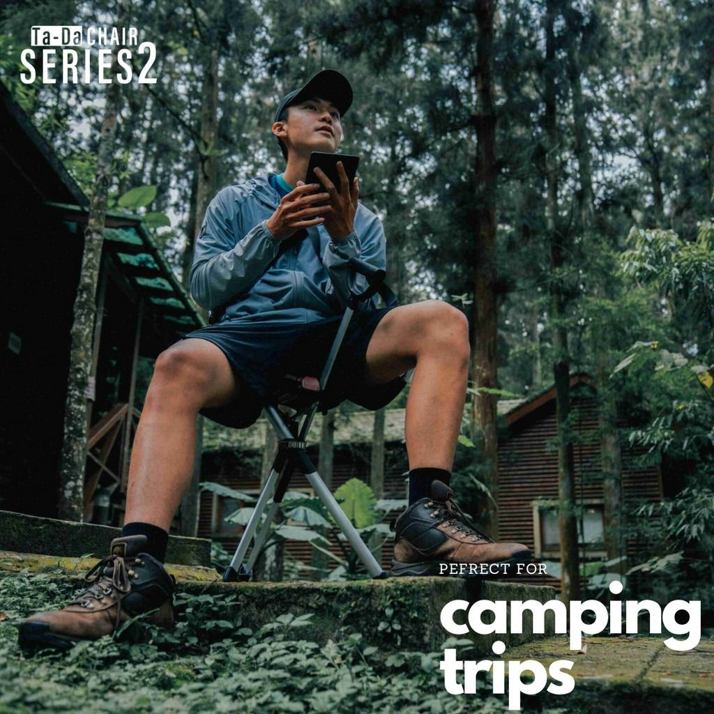 TaDa® Chair Series 2 Walking Seat Stick with carrying bag Made in