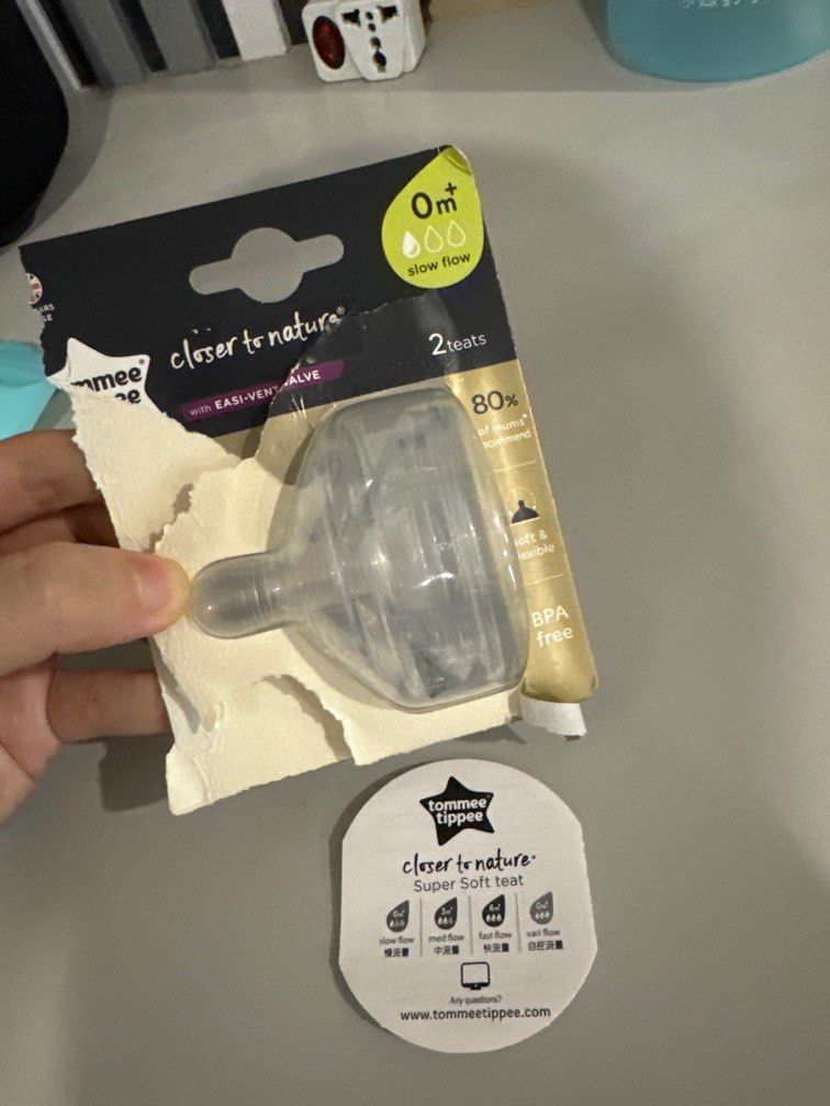 Tommee tippee slow flow teat 0+