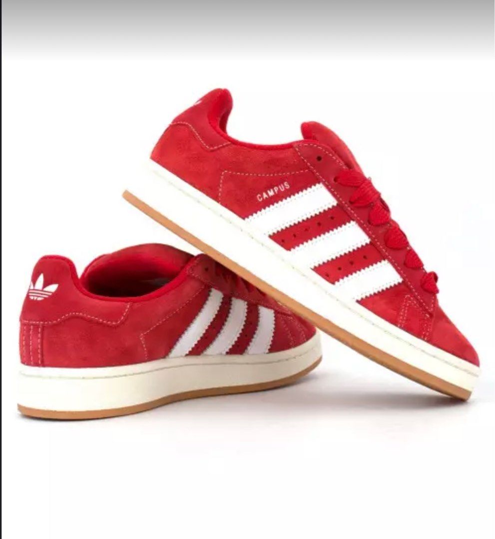 adidas gazelle silver green womens Adidas Campus 00s Better Scarlet Cloud White - H03474