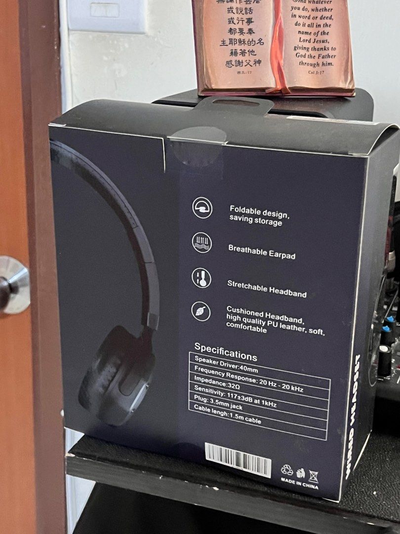 Wired Headset （分類：頭戴式/罩耳式耳機）位於 Hong Kong。 由 tony_alphonse 提交（商品編號 1332330787，圖片 2）。簡介： 。