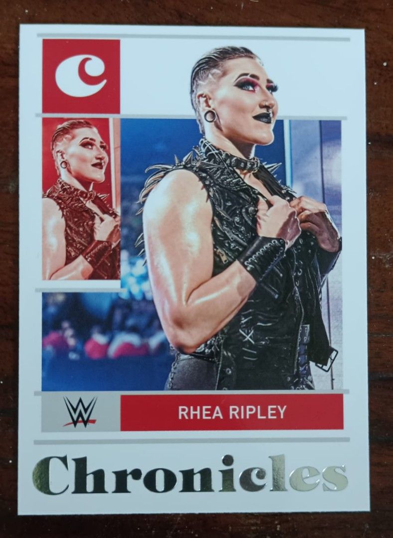 Most Expensive Rhea Ripley Card WWE Rhea Ripley 2022 Panini Chronicles Card, Hobbies & Toys ...