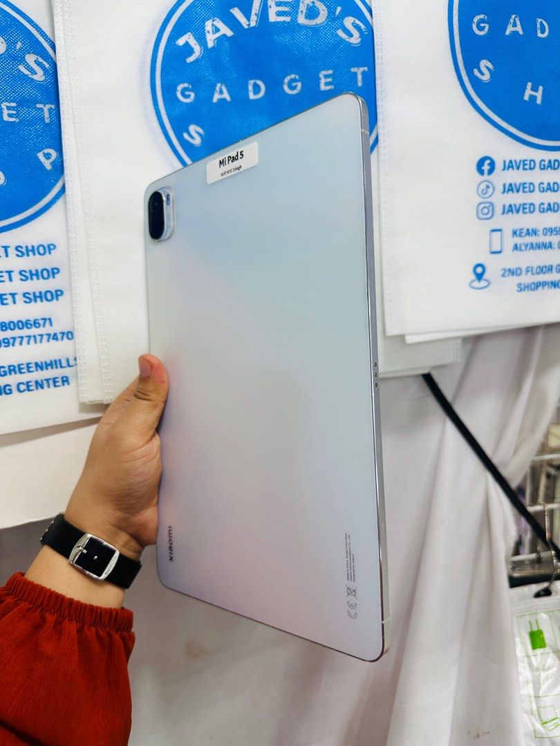 Xiaomi Pad 5 256gb Wifi No issue (Category: Xiaomi) located in San Juan City. Submitted by javedsgadgetshop (Listing ID 1332395251, Image 2). Description: OPEN FOR INSTALLMENT VIA CREDIT CARD/GGIVES/SPAY/BILLEASE & SWAP/TRADE-IN! BUY AND SELL! Quick Specs : Xiaomi Pad 5 •256gb •NTC Variant •Good batt health •Wifi Only •95% Smoothness •No hidden issue | No Repaired •100% Authentic | Not Refurbished •w/ OEM Charger & store warranty ❣️ - serial can 