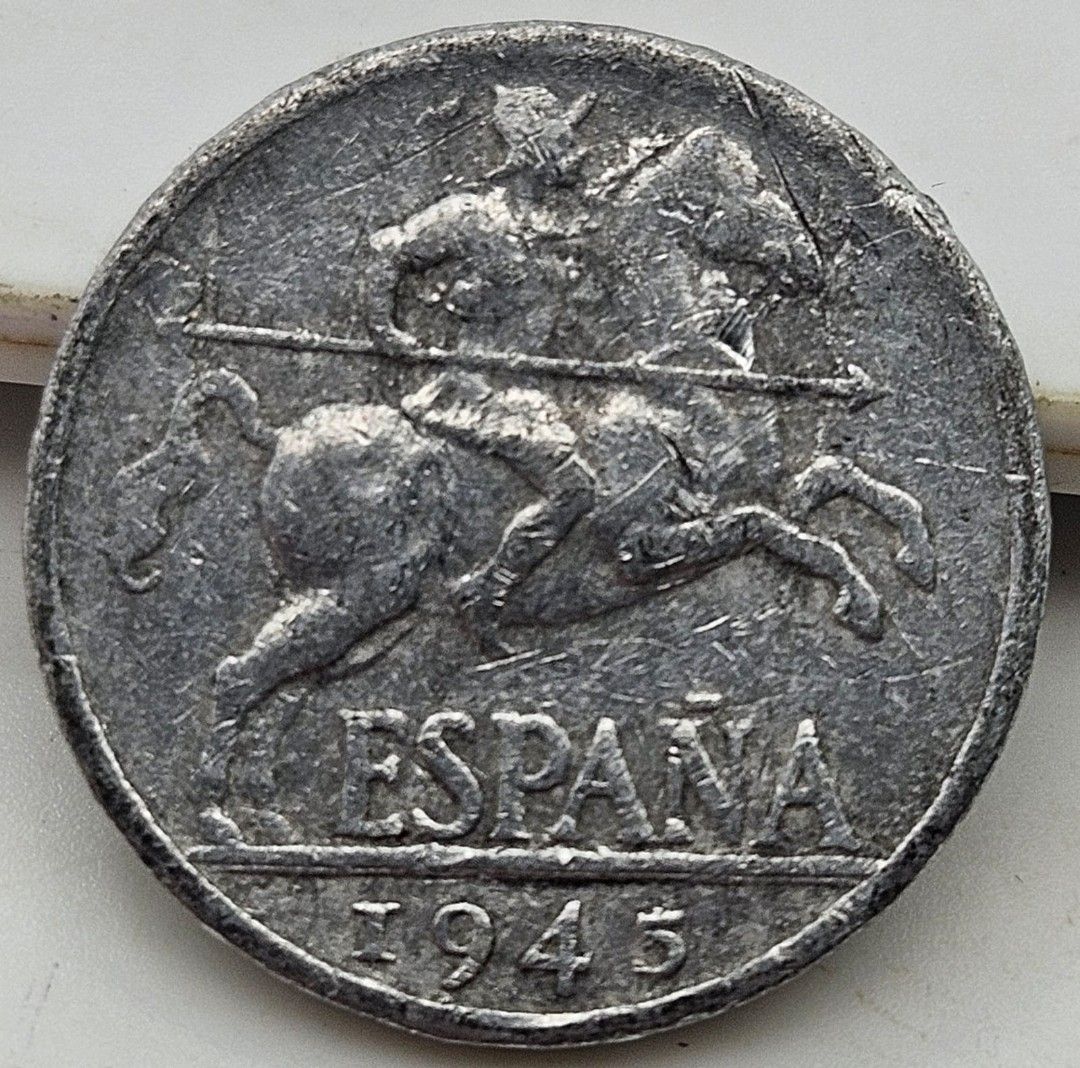 1945年西班牙10分流通幣, 興趣及遊戲, 收藏品及紀念品, 錢幣- Carousell