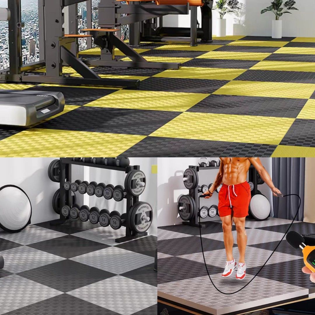 1米x1米健身房專用地墊Puzzle Exercise Foam Tiles, 1mx1m Interlocking Gym Mats