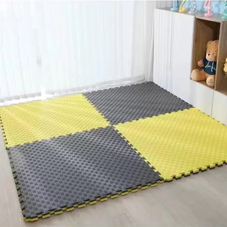 1米x1米健身房專用地墊Puzzle Exercise Foam Tiles, 1mx1m Interlocking Gym Mats