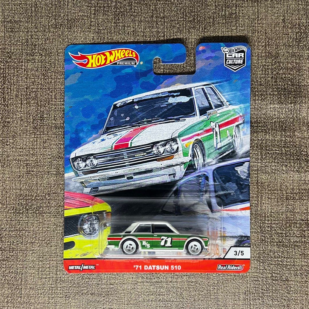 ‘71 DATSUN 510 HOTWHEELS PREMIUM, Hobbies & Toys, Toys & Games on Carousell