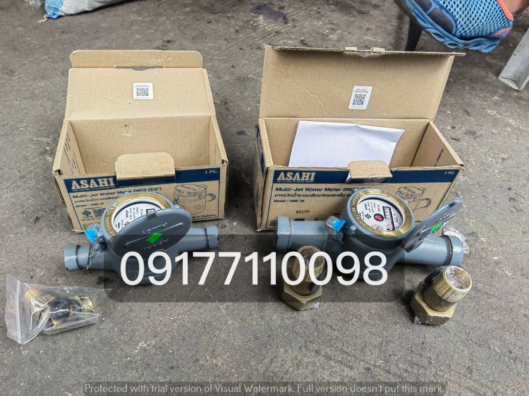 Asahi water meter (Category: Construction Tools & Equipment) located in Manila. Submitted by joeyroque09 (Listing ID 1332479102, Image 3). Description: .