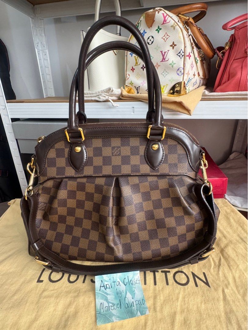 Authentic Louis Vuitton (Category: Luxury Bags & Wallets) located in Manila. Submitted by chloe_luxuries (Listing ID 1332587747, Image 1). Description: Guaranteed original Louis Vuitton Trevi pm size Still in excellent condition Comes with dustbag Pm for those interested.