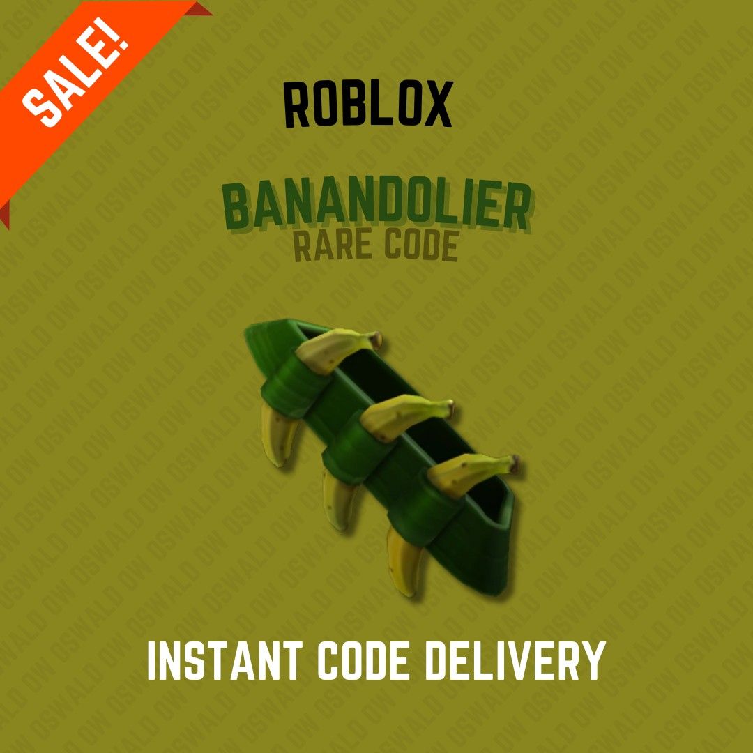 Banandolier - Roblox Item Code (Category: Game Gift Cards & Accounts) located in Manila. Submitted by oswaldow (Listing ID 1332612481, Image 1). Description: I am selling rare/exclusive roblox item code from Microsoft/Amazon Prime Gaming. The promotion event of the item was few months/years ago but still redeemable up until this day. The payment process is through Gcash. I also do meetups if you are nearby my area. Cash on the Delivery is unavail