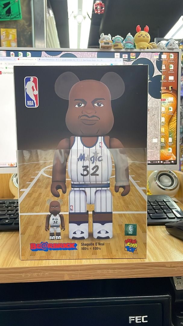 その他 MEDICOM TOY - BE@RBRICK Shaquille O&#39;Neal 100% &amp; 400% Be@rbrick Shaquille O'Neal (Orlando Magic) 100% and 400