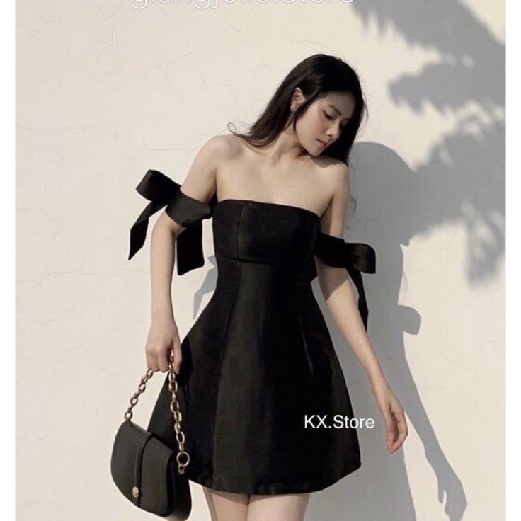 Black Ribbon Dress - Elegant (Category: Dresses) located in Makati City. Submitted by gwentra (Listing ID 1332600017, Image 1). Description: size L (55-58kg) with tag can fit to s-l (depending on bust).