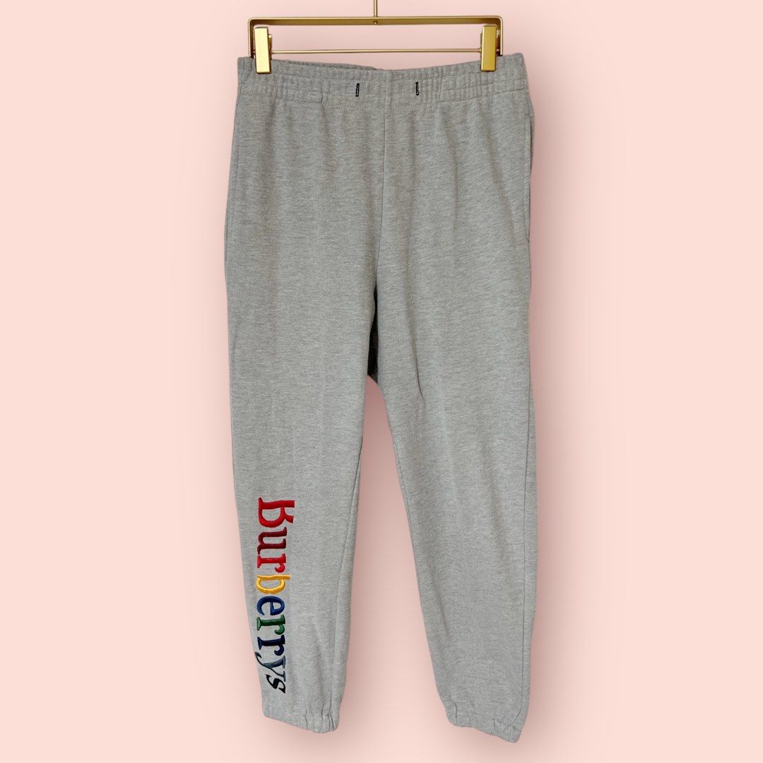 Burberry Rainbow Embroidered Track Pants Luxury Apparel on Carousell