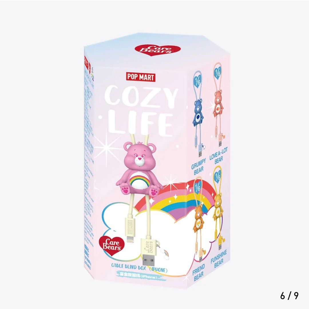 Care Bears Cozy Life - Cable Blind Box (TYPE C) (Category: Designer & Blind Box Toys) located in Urdaneta. Submitted by shop.with.cha (Listing ID 1332600339, Image 1). Description: Sealed Usb - Type C only.