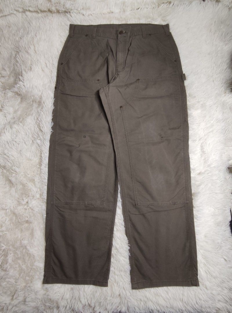 Carhartt Double Knee Pants B195 LBR Men s Fashion Activewear on Carousell