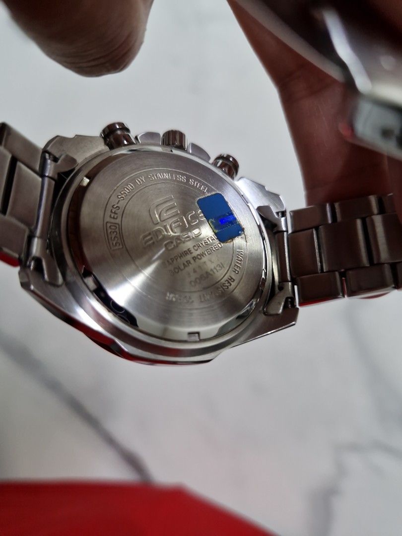 CASIO EDIFICE EFS S500DB 1BVUDF SOLAR WATCH Men s Fashion Watches Accessories Watches on Carousell