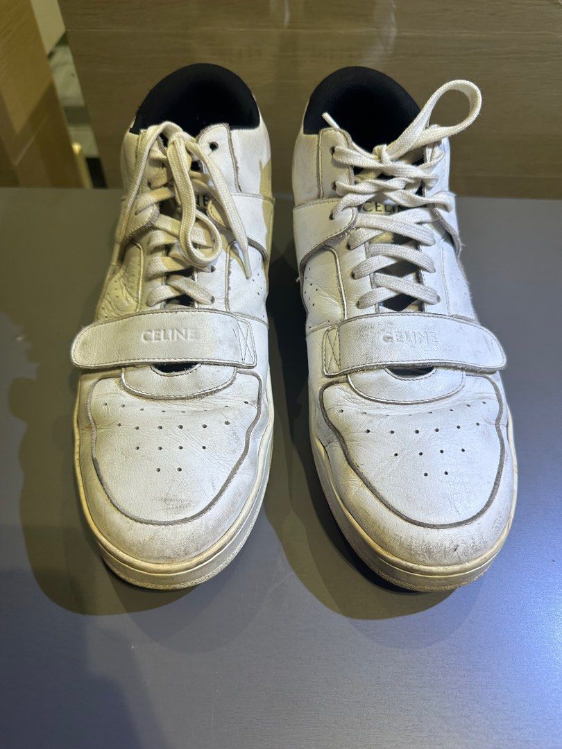 Celine Paris CT-02 Mid-top Sneakers (Beaters) (Category: Sneakers) located in Taguig. Submitted by goodoldfashionedvalues (Listing ID 1332604469, Image 2). Description: Celine Paris CT-02 Mid-top Sneakers - SRP 53,000 PHP - Size: EUR 43/ US 10 - Black and White colorway - No box, but with original dustbags - what you see is what you get on these ones .