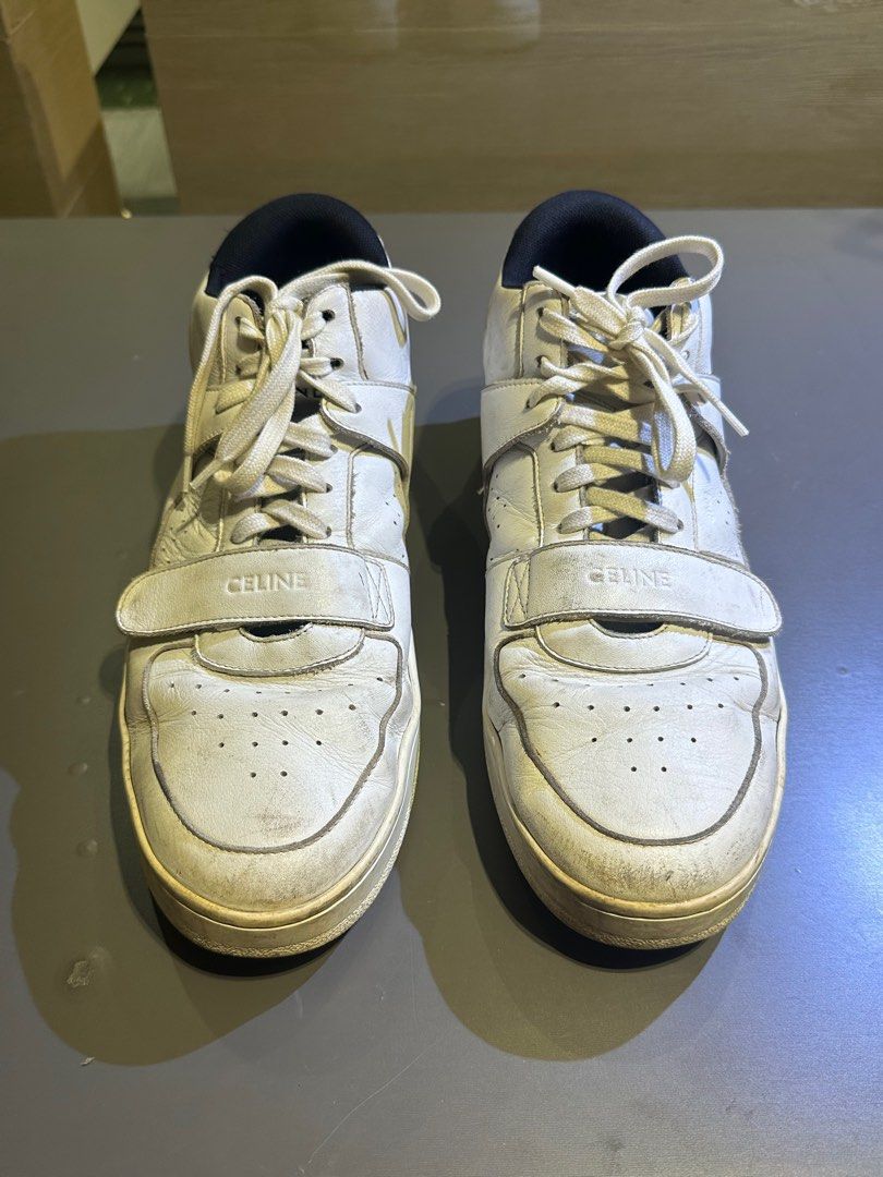 Celine Paris CT-02 Mid-top Sneakers (Beaters) (Category: Sneakers) located in Taguig. Submitted by goodoldfashionedvalues (Listing ID 1332604469, Image 3). Description: Celine Paris CT-02 Mid-top Sneakers - SRP 53,000 PHP - Size: EUR 43/ US 10 - Black and White colorway - No box, but with original dustbags - what you see is what you get on these ones .