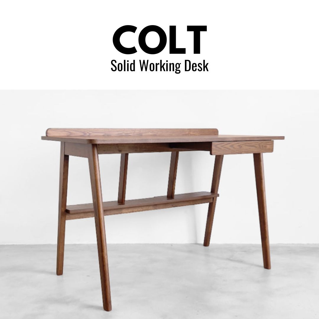 COLT WORKING DESK (Solid Oak) - Free delivery, Furniture & Home Living ...