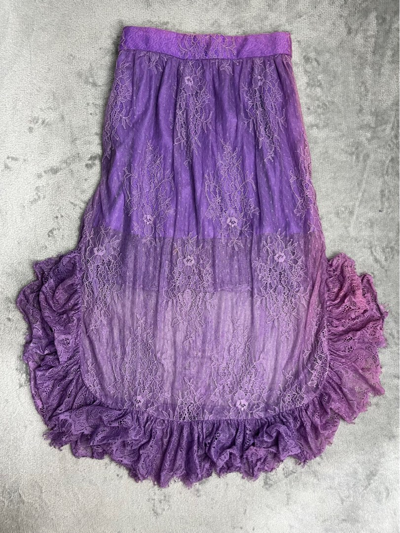 Misty Purple Lace Skirt