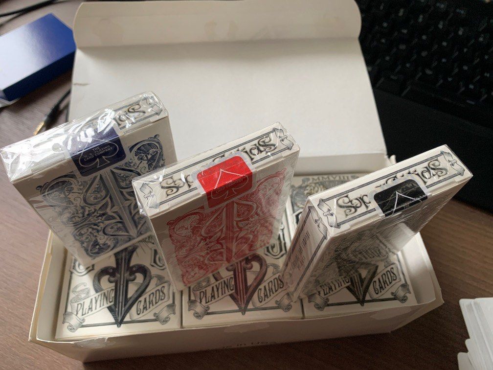 Split Spades Lions Deck 1st Edition David Blaine Playing