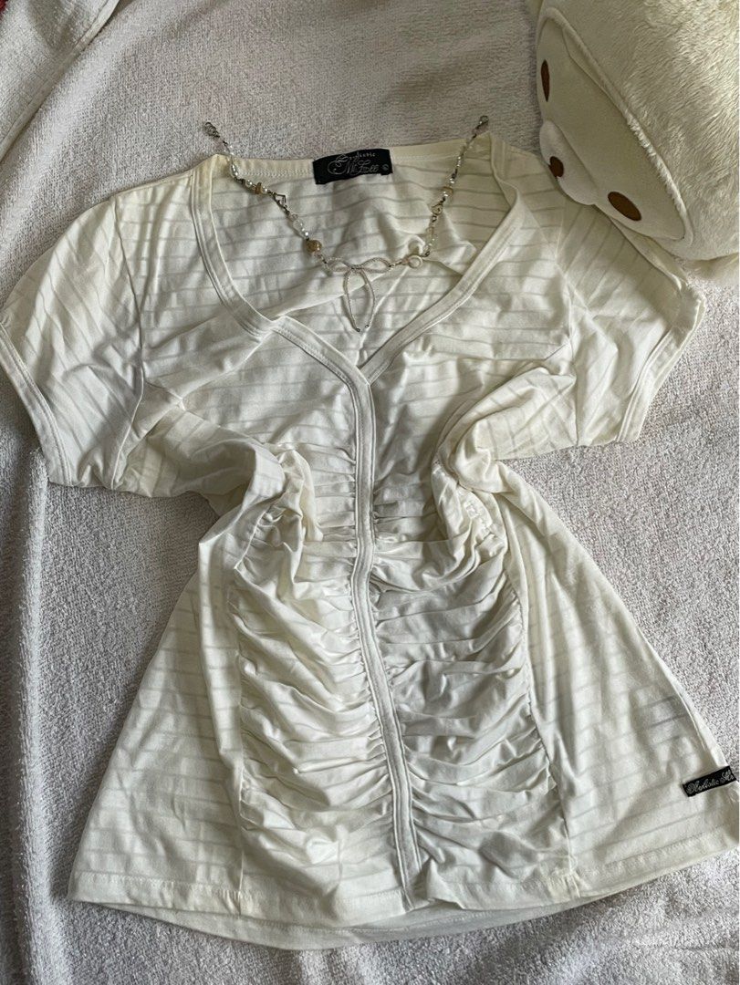 Dessy Shoujo Babydoll Top (Category: Blouses) located in Cavite. Submitted by koricat (Listing ID 1332558847, Image 1). Description: Branded Like New Need Wash lang Size S-M MOP :Gcash MOD: Gogoexpress, Lalamove, Flashexpress.