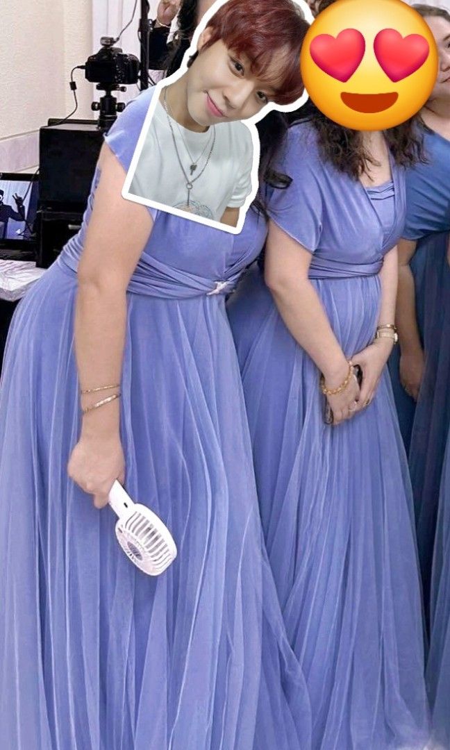 Dusty blue infinity dress hot sale