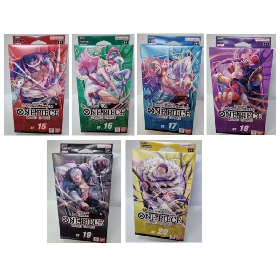 ENGLISH ASIA ONE PIECE TCG: STARTER DECK ST-15 / ST-16 / ST-17 / ST-18 / ST- 19 / ST-20, Hobbies & Toys, Toys & Games on Carousell