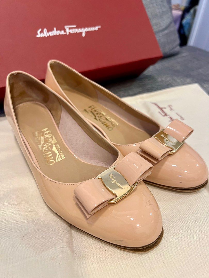 Salvatore ferragamo pink shoes hot sale